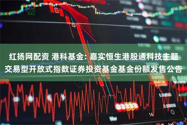 红扬网配资 港科基金: 嘉实恒生港股通科技主题交易型开放式指数证券投资基金基金份额发售公告